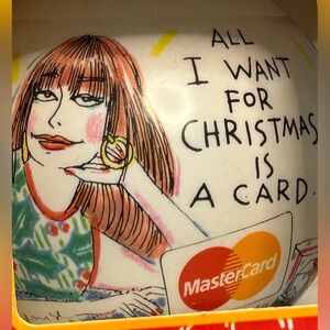 Vintage Hallmark Shoebox sarcastic humorous collectible Christmas ornament NWT